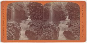 Watkins Glen Landschaft, Regenbogenfälle und dreifache Kaskaden