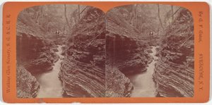 Watkins Glen Landschaft, Schatten-Schlucht von George F. Gates
