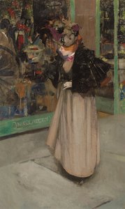 Das Schaufenster der Modistin von George F. Henry