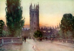 Magdalen-Glockenturm, Oxford, Oxfordshire, 1924-1926 von George F Nicholls