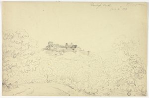 Schloss Denbigh von Segroyt Dingle aus