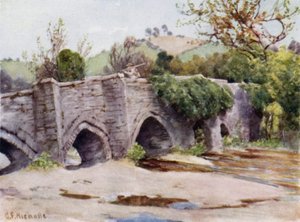 Alte Brücke in Lostwithiel von George Franck Nicholls