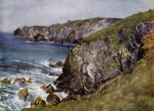Die Küste nahe dem Lizard von George Franck Nicholls