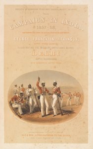 Sepoys beim Gewehrtraining, um 1857