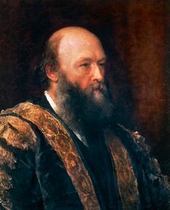 Porträt von Robert Arthur Talbot Gascoyne-Cecil, Dritter Marquess von Salisbury von George Frederic Watts