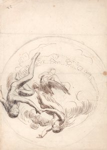 Studie für eine runde Deckendekoration von George Frederic Watts