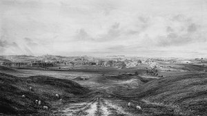 Eine weite Ansicht von Winchester von George Frederick Prosser