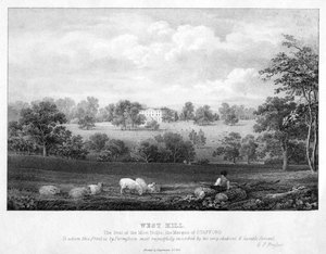 West Hill, nahe Wandsworth, London, 19. Jahrhundert von George Frederick Prosser