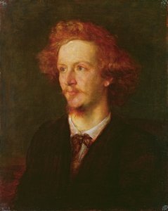 Porträt von Algernon Charles Swinburne, 1867