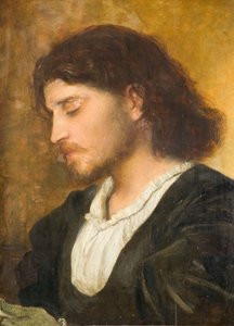 Studie von Gennaro, einem venezianischen Adligen, 1840-1890 von George Frederick Watts