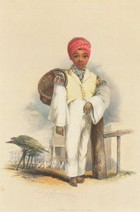 Ein gemischtrassiger Junge, Mischung aus malaiischem und ostafrikanischem Erbe, Kapstadt von George French Angas