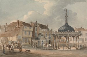 Corn Hill und Moot Hall, Ipswich von George Frost