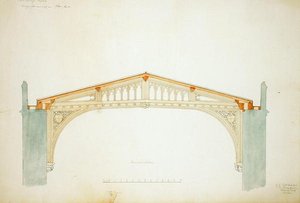 New College Oxford: Entwurf für das neue Dach der Halle