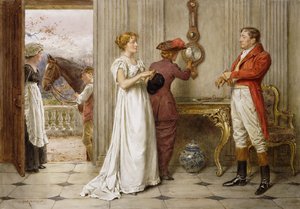 Ein südlicher Wind und ein bewölkter Himmel von George Goodwin Kilburne