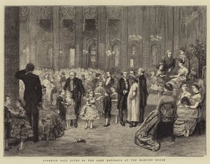 Jugendball der Lady Mayoress im Mansion House von George Goodwin Kilburne