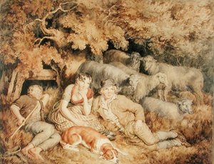 Mittag, c.1812 von George Grattan