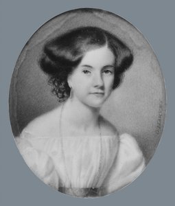 Porträt einer Dame, ca. 1830 von George Harvey