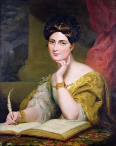Porträt der Hon. Mrs. Caroline Norton von George Hayter