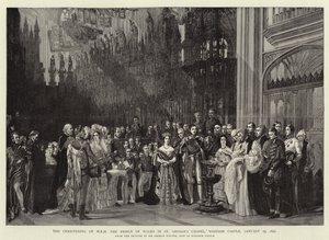 Die Taufe von H R H The Prince of Wales in der St. George