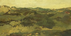 Eine Heidelandschaft, vermutlich in Drenthe von George Hendrik Breitner