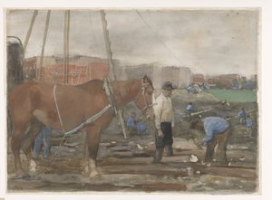 Baustelle Oud-West in Amsterdam