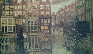 Ecke des Leidsche Platzes, Amsterdam (Öl) von George Hendrik Breitner