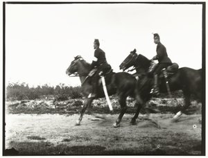 Gelbe Reiter der berittenen Artillerie