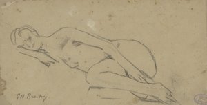 Liegende nackte Frau von George Hendrik Breitner