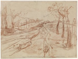 Skizze eines Landwegs von George Hendrik Breitner