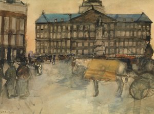 Rathaus in Amsterdam von George Hendrik Breitner