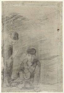 Zwei spielende Jungen von George Hendrik Breitner