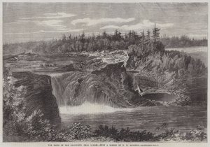 Die Wasserfälle der Chaudiere, nahe Quebec von George Henry Andrews