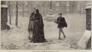 Weihnachtsmorgen in alten Zeiten