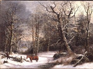 Holzfäller im Winter von George Henry Durrie