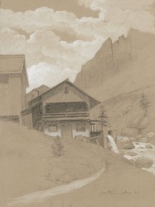 Haus in den Alpen, Cortina, 1883