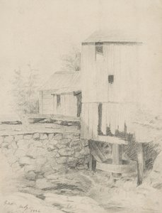 Die alte Mühle, 1846 von George Henry Hall