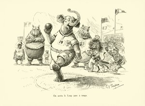 Der Wolf wurde gerade noch rechtzeitig gestoppt von George Henry Thompson