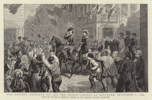 Der Kaiser Napoleon III. und der Prinzgemahl in Boulogne, 7. September 1854 von George Housman Thomas