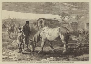 Das letzte Los, in der Allgemeinen Ausstellung von Aquarellzeichnungen, Dudley Gallery