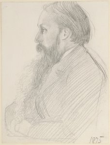Porträt von Edward Burne-Jones, 1875