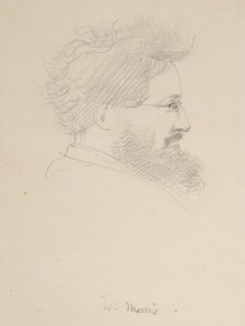 Porträt von William Morris, ca. 1875