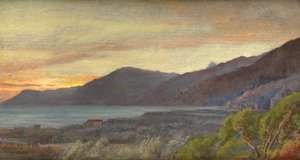 Blick von Bordighera, 1882 von George Howard