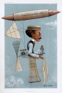Alberto Santos-Dumont, brasilianischer Luftfahrtpionier, 1901