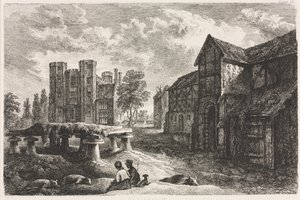 Kenilworth, 1827, veröffentlicht 1848 von George II Cuitt