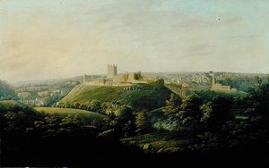 Weitblick auf Richmond, Yorkshire von George I Cuitt