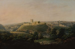 Ein weiter Blick auf Richmond, Yorkshire von George I Cuitt
