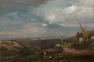 Annähernder Sturm von den Albaner Bergen von George Inness