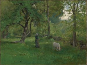 Grüne Landschaft von George Inness