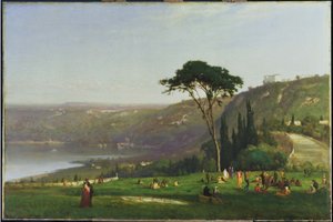 Albano-See von George Inness