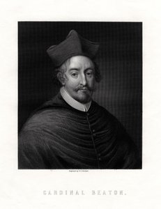 Kardinal David Beaton, ca. 1494-1546, schottischer Kardinal und Erzbischof von St. Andrews von George J. Stodart